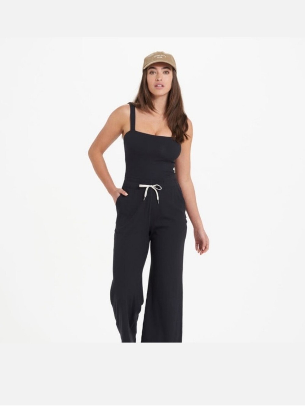 Vuori Mudra Pose Jumpsuit Sz.S Black Wide-leg Sz.S  Sport- Chic,  Minimalist